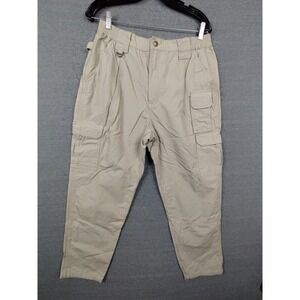 5.11 Tactical Womens Pants 14 Tan Canvas‎ First Responder Police Cargo Emt Fire